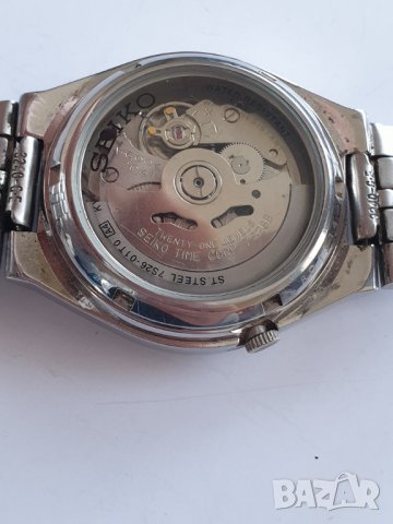 Мъжки часовник Seiko 5 Automatic 21 Jewels, снимка 6 - Антикварни и старинни предмети - 40342988