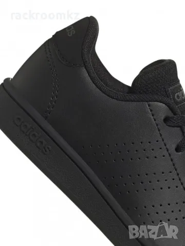 Чисто черни кецове Adidas Advantage Lifestyle Court Lace, снимка 6 - Кецове - 47521046