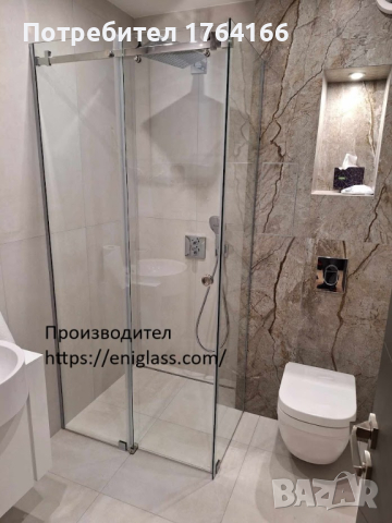 Стационарни душ кабини /тип параван, снимка 2 - Душ кабини и вани - 44760670