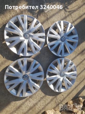 4бр. 16 цолови тасове за Фолксваген 