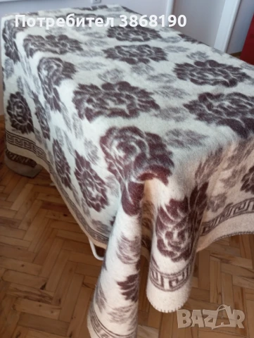 Единично вълнено одеало 100% вълна, снимка 5 - Олекотени завивки и одеяла - 51392138