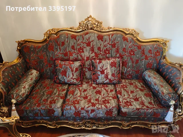 Луксозна барокова мебел, снимка 6 - Дивани и мека мебел - 56525231