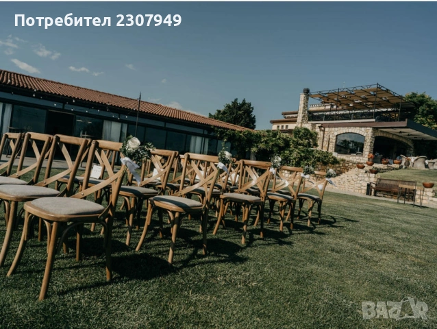 ✨ Под наем ВИЕНСКИ СТОЛОВЕ ОТ МАСИВЕН БУК за сватба, фотосесия, събития , снимка 2 - Столове - 53079353
