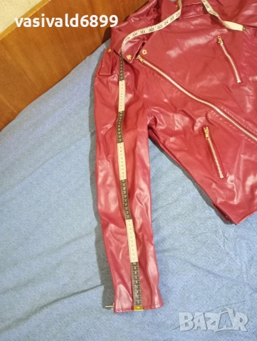 Дамско кожено яке , снимка 9 - Якета - 53905448