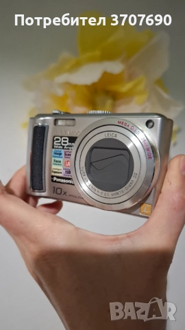 Компактен дигитален фотоапарат Panasonic Lumix DMC-TZ5, 9MP, 10 оптичен зум, снимка 7 - Фотоапарати - 52593445