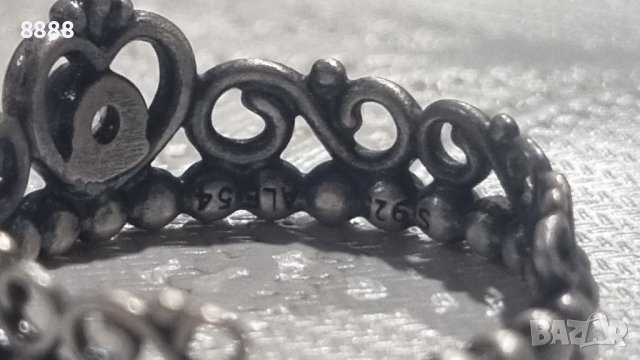 Оригинален сребърен пръстен Pandora , снимка 6 - Пръстени - 44216201