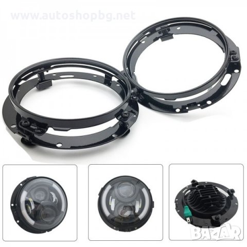 Монтажни стойки за кръгли LED фарове 7'', снимка 3 - Аксесоари и консумативи - 33957744