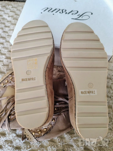 Детски ботуши Fersini за момиче, размер 34, снимка 7 - Детски боти и ботуши - 54099784