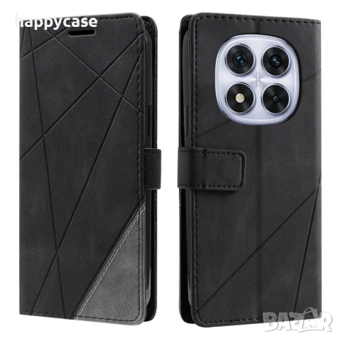 Xiaomi Redmi Note 15 14 13 Pro / TRIANGLE Кожен калъф кейс тип тефтер, снимка 4 - Калъфи, кейсове - 44535464