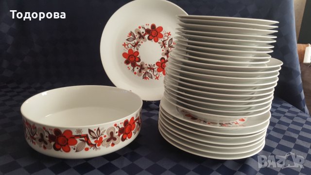 Порцеланов сервиз за хранене- Бавария -29 части., снимка 7 - Сервизи - 33974848
