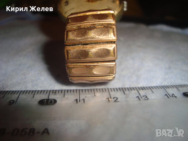 СТАР МЪЖКИ РЯДЪК НЕМСКИ или ШВЕЙЦАРСКИ РЕТРО ЧАСОВНИК ИНКАБЛОК с РАЗТЕГАЕМА ПОЗЛАТЕНА ВЕРИЖКА 28400, снимка 14 - Антикварни и старинни предмети - 37349327