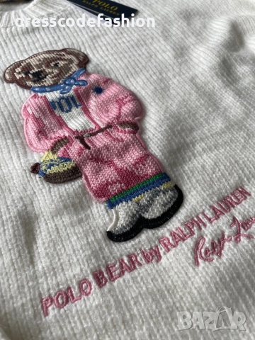 Дамски пуловер Polo с мече , снимка 4 - Блузи с дълъг ръкав и пуловери - 52134807