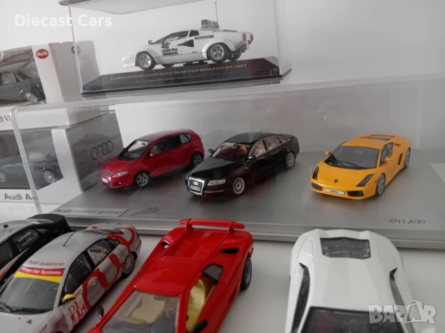 Audi Quattro, A4, V8 1:43 Schabak, Looksmart, Minichamps, Lambo, снимка 8 - Колекции - 51744852