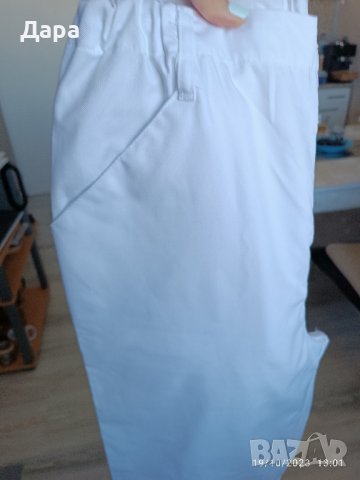 Дамски медицински панталон. Бял. Размер М/  L, снимка 5 - Панталони - 42640747