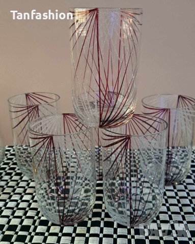 Комплект кана с чаши, снимка 5 - Сервизи - 42868111