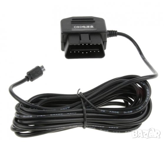 DC 8V-40V към 5V2.1A Автомобилен Инвертор Захранване OBD2 към MicroUSB Зарядно Адаптер Конектор 3.5м, снимка 3 - Навигация за кола - 37187796