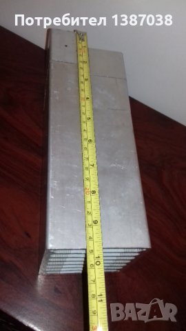 Радиатор тунел за усилватели алуминий-сребро, снимка 3 - Друга електроника - 42899149