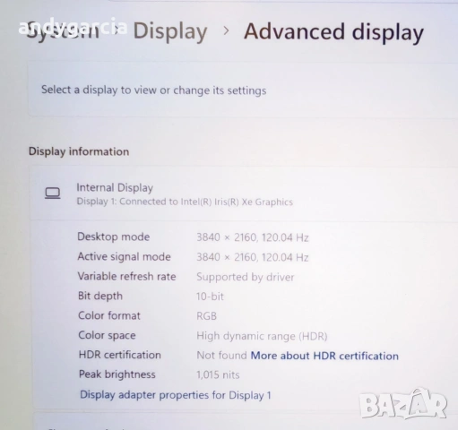 Gigabye AERO 17/Intel Core i7 12700H/NVidia RTX 3070ti 8GB/16G RAM/512 SSD/4K 120hz HDR1000 Mini LED, снимка 6 - Лаптопи за игри - 53484243