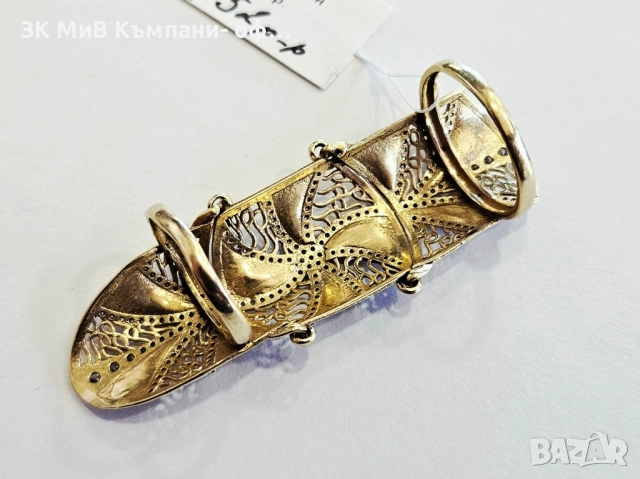 Златен пръстен 11.1гр 03578-25, снимка 3 - Пръстени - 51448159