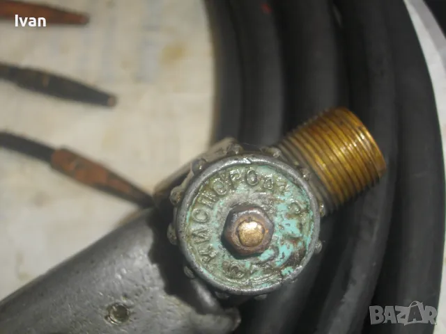 КРАКРА Българска ОКСИЖЕННА ГОРЕЛКА ЗА ГАЗО-ПЛАМЪЧНО РЯЗАНЕ ЗАВАРЯВАНЕ с 10 метра български маркучи , снимка 10 - Други инструменти - 47547835