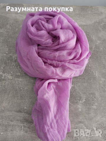Дамски шалове от памук и лен, снимка 5 - Шалове - 31988286