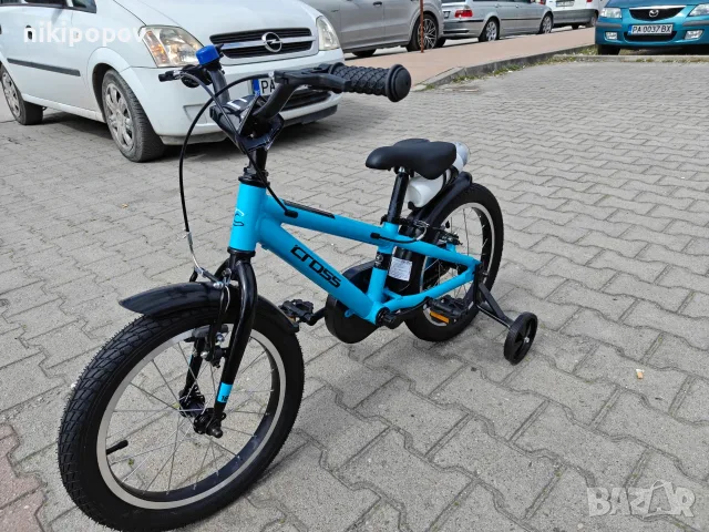CROSS Детски алуминиев велосипед 16" ROCKET син, снимка 7 - Велосипеди - 56528737