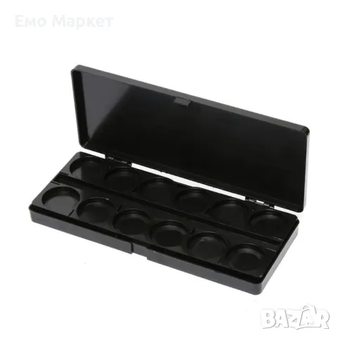 Козметична палитра с капак за смесване на: лакове за нокти, сенки, гримове, снимка 2 - Други - 49513798