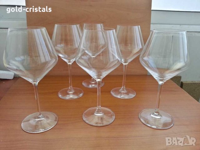  кристални чаши маркирани 