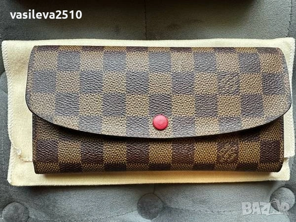 Louis Vuitton дамско портмоне от естествена кожа , снимка 6 - Портфейли, портмонета - 53893087