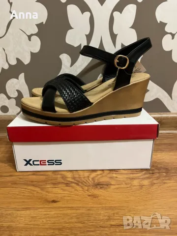 Дамски сандали на платформа