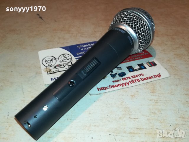 SHURE SM58 MIC-GERMANY 0112211726, снимка 6 - Микрофони - 34995121