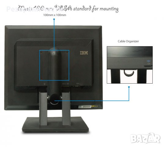Стойка от монитор IBM 17", снимка 2 - Монитори - 31520894