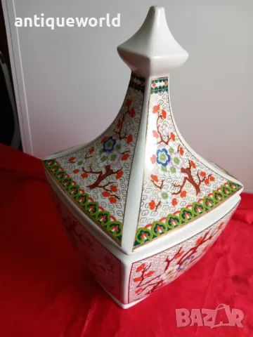 Стара Голяма Китайска Урна, Съд Ваза , Маркирана!, снимка 4 - Антикварни и старинни предмети - 47300994