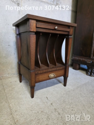 Шкафче за грамофон и плочи, снимка 4 - Шкафове - 54359564