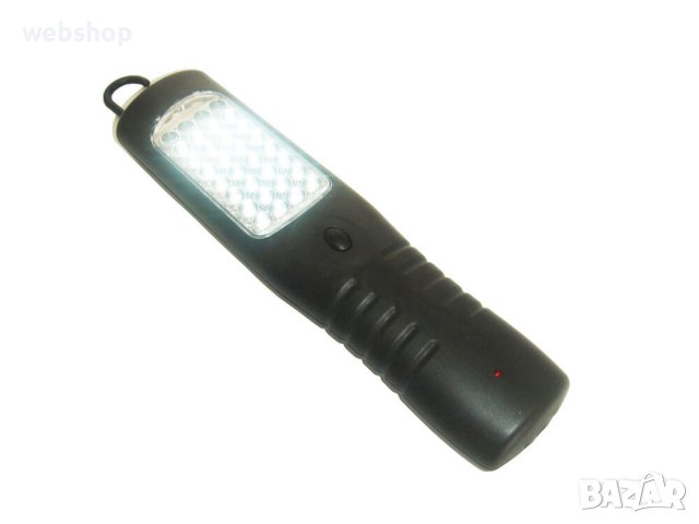 Акумулаторна LED Работна Лампа с 35 Диода и зарядно на 12V и 220V, снимка 4 - Други инструменти - 39209789