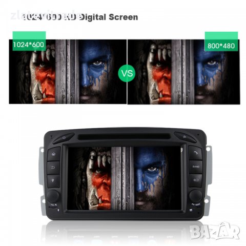 MERCEDES C Class W203 CLK W209 - 7'' Андроид Навигация, 7063, снимка 12 - Аксесоари и консумативи - 31949189