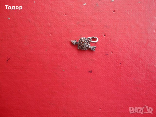 Сребърна висулка медальон  марказити 830, снимка 6 - Колиета, медальони, синджири - 40699562