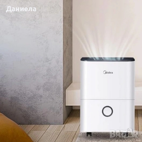 Влагоуловител Midea DF-20DEN7-WF – 20 л/24 ч, Smart Wi-Fi, за до 100 m³ (40 m²), R290, снимка 2 - Влагоабсорбатори и влагоуловители - 53073788
