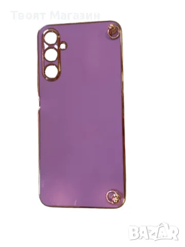 Калъф Silicon Optim Solution за Samsung Galaxy A04s, силиконов TPU, нов дизайн, лилав