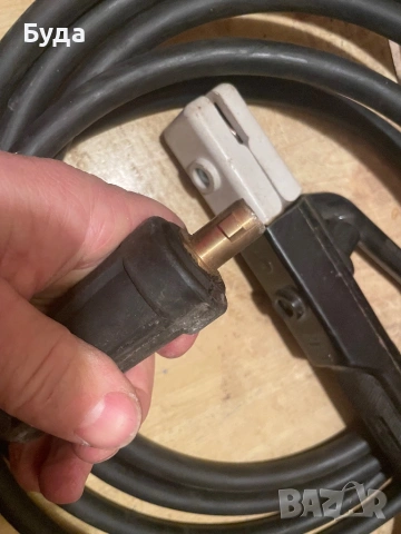 Ръкохватка с кабел 1х50 кв за електрожен, снимка 3 - Други машини и части - 53051817