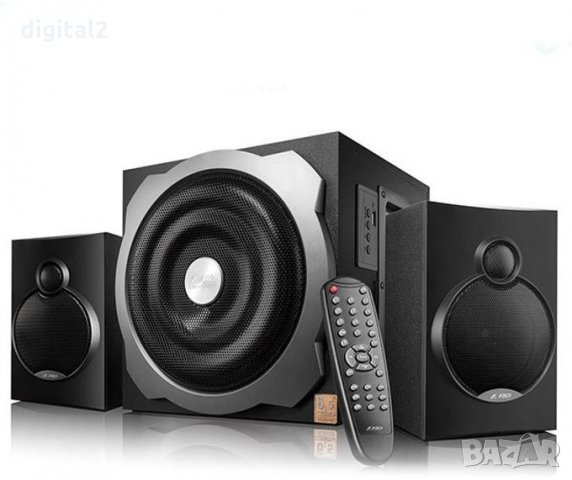 Озвучителна система F&D A521X, черен/сив, 52 W 