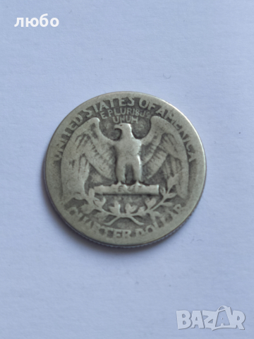 Сребърна Монета QUARTER DOLLAR 1941, снимка 4 - Нумизматика и бонистика - 36400917