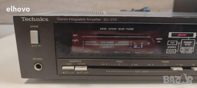 Стерео усилвател Technics SU-Z55, снимка 7 - Ресийвъри, усилватели, смесителни пултове - 53337018