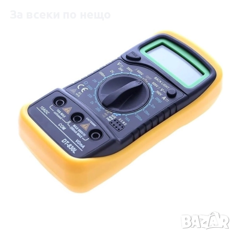 Дигитален мултиметър DT830L  262 – Универсален измервателен уред, снимка 2 - Друга електроника - 52331953