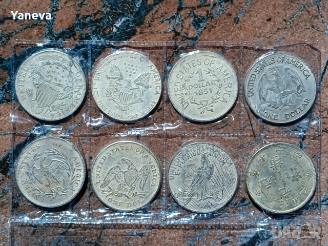 Комплект от 8 бр . американски монети  в отлично състояние, съхранявани в защитно фолио. , снимка 4 - Нумизматика и бонистика - 51991496
