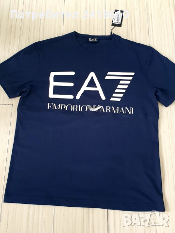 Emporio Armani EA7 Cotton Mens Size XL / 3XL НОВО! ОРИГИНАЛ! Мъжка Тениска, снимка 9 - Тениски - 54190354