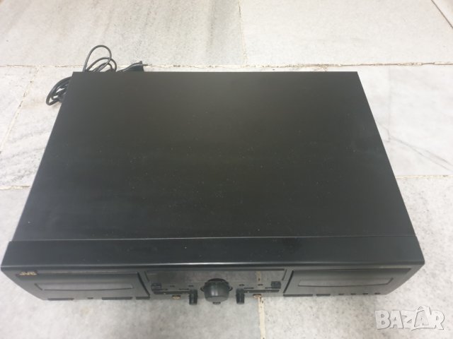 Страхотен двукасетъчен дек JVC TD-W718 В много добро състояние. Работи без забележки. Made in Malays, снимка 7 - Декове - 36829755