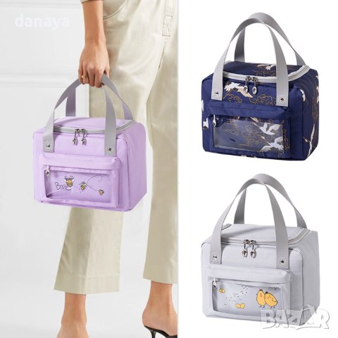 2798 Термо чанта за храна с ципове лъжички, снимка 6 - Хладилни чанти - 44210877