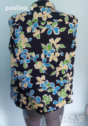 Два различни броя / Дънков елек тип риза и елек тип туника / голям размер , снимка 7 - Елеци - 29468958