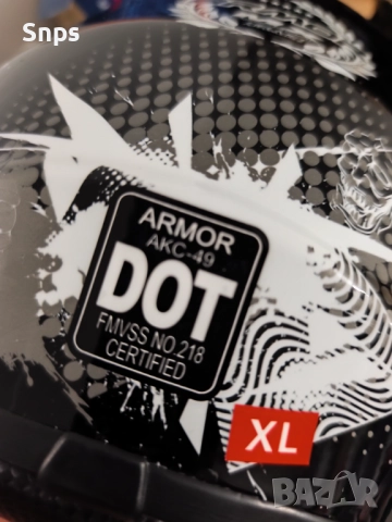 Кросова каска за мотор ARMOR  AKC-49, Black, XL (59-60cm), снимка 7 - Аксесоари и консумативи - 36629104